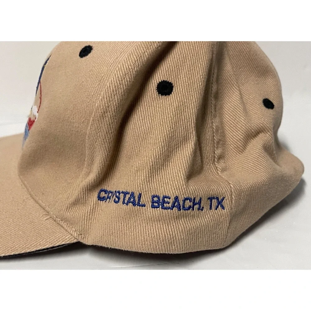 STEVES LANDING CRYSTAL BEACH TEXAS CAP SAIL BOAT SEA GULL‎